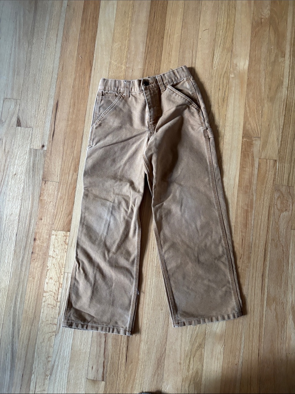 Carhartt Kids Tan Work-Style Jeans
